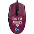 Texas A&M University Gig Em Aggies G203 Prodigy RGB Wired Gaming Mouse Skin